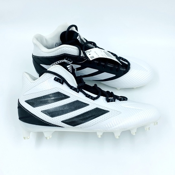 adidas Other - NWT Adidas Freak Carbon Mid Football Cleats EG1312 Black White 9.5